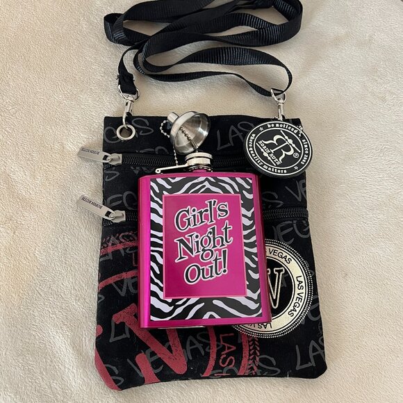 Robin Ruth Handbags - Robin Ruth Las Vegas Pouch & Flask NWOT